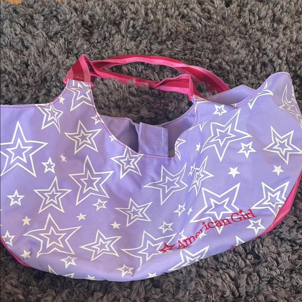American Girl Lavender Starry Tote